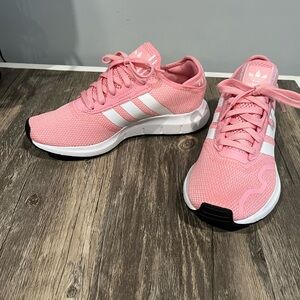 New Adidas Unisex Kids Swift Run X Running Shoes Mesh Pink FY2164